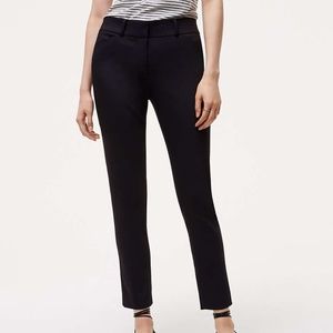 LOFT Julie Skinny Ankle Pants in Black